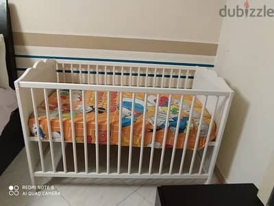 Ikea baby crib سرير اطفال ايكيا اصلي