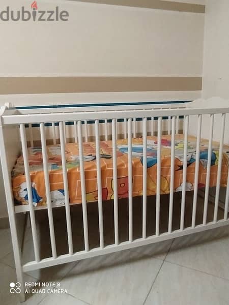 Ikea baby crib سرير اطفال ايكيا اصلي 3