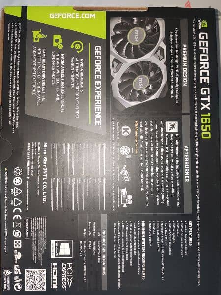 GTX 1650 4gb 2