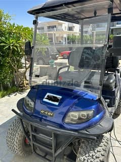 golf car matgr Ecar 2021 blue 0