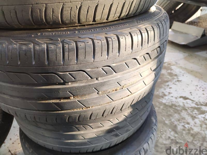 Tire bridgestone  السعر  للاربع فرد كاوتش- اطارات بريدجستون 1