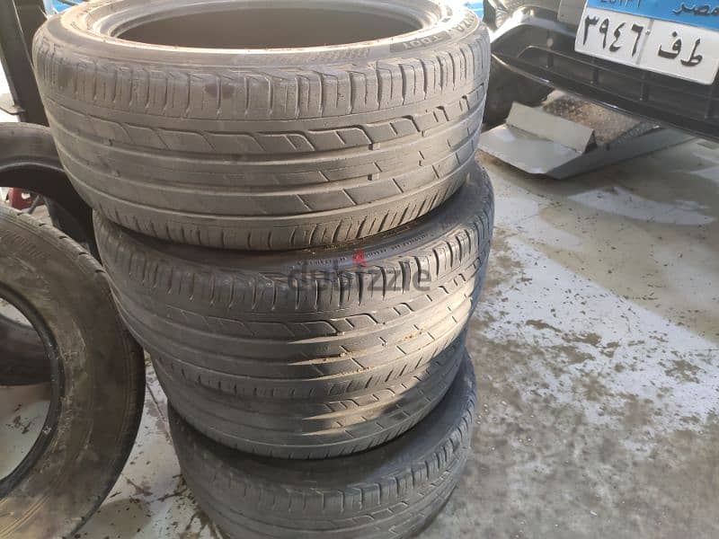 Tire bridgestone  السعر  للاربع فرد كاوتش- اطارات بريدجستون 7