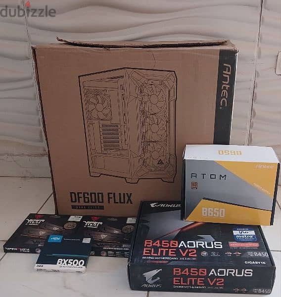 PC ( B450 Aorus Elite V2 , Atom B650 , Viper gaming 2 8GB , BX500 ) 1