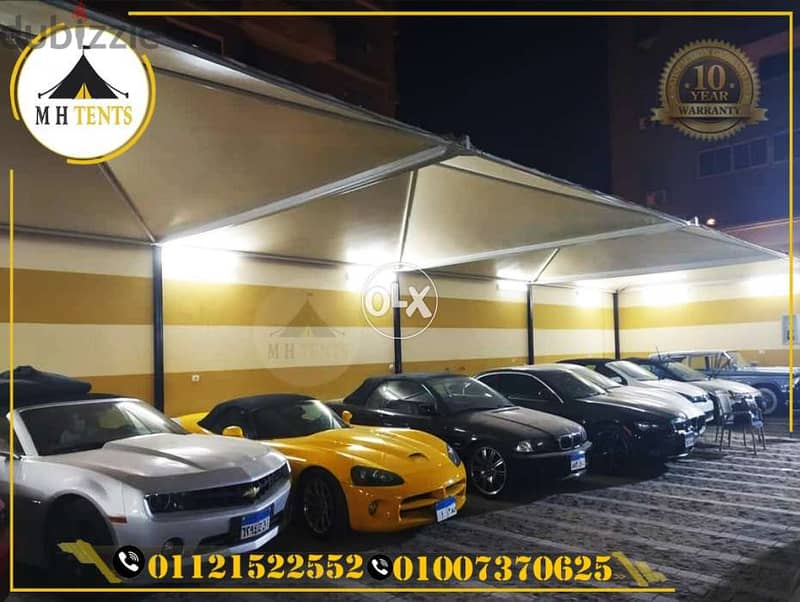 M H Tents covering your car for sale 1