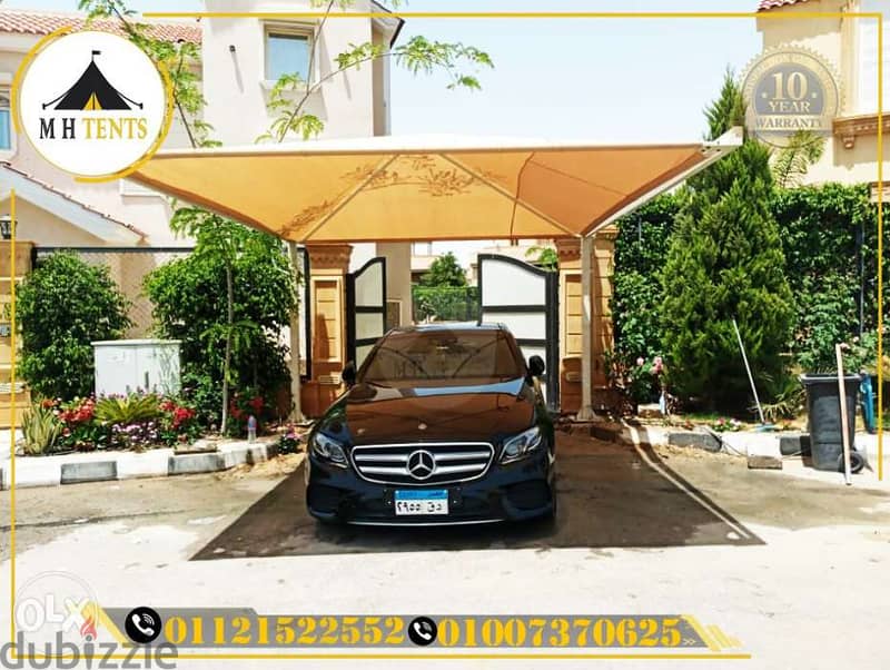 M H Tents covering your car for sale 3