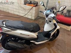 SYM ST 200 cc 2020 white 17,500 KM