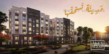 Apartment for sale 154 meters in Alex West + garden 68 meters - 3,300,000 down payment + down payment required, remaining 2,156,000 in installments ov 0