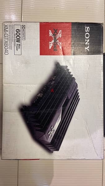 sony Xplod Amplifier XM-GTX6040 4 channels 600W 2