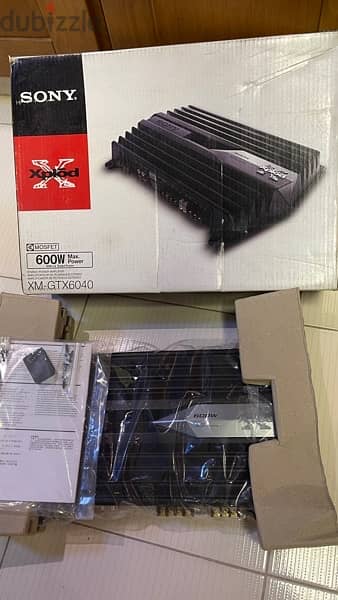 sony Xplod Amplifier XM-GTX6040 4 channels 600W 4