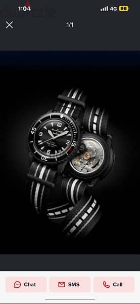 Blancpain X Swatch watch