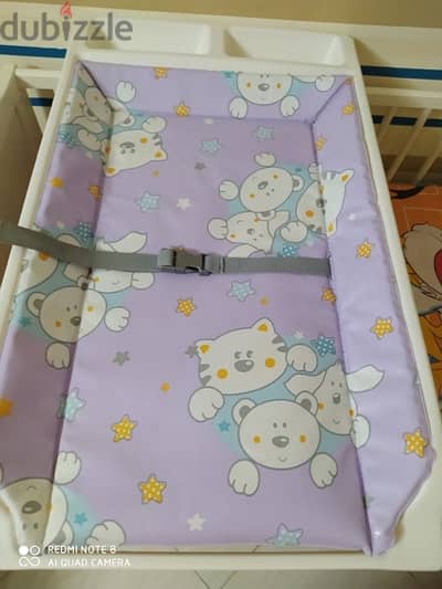 Baby change board (table) ترابيزة غيار للاطفال مبطنة ايطالي