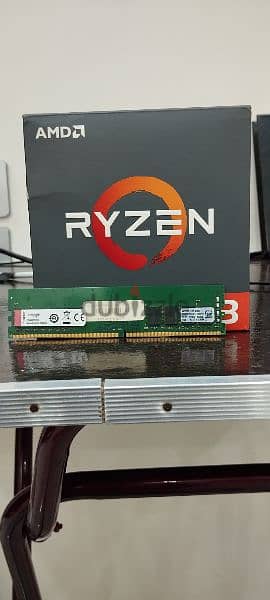 معالج AMD RYZEN 3 1200 و Ram Kingston 8GB DD4