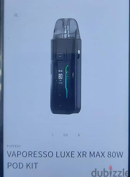 vaporesso luxe xr max 80w 0