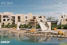 Finished 2BR chalet 125m with installments in Zoya Ghazala Bay North Coast next to Telal and amwaj  زويا غزالة باي الساحل الشمالي 0