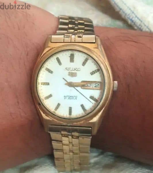 ساعة seiko اوتوماتيك اثرية للبدل بساعة سمارت 0