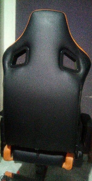 كرسي جيمينج أسود في برتقالي/GAME MAD CHAIR BLACK * ORANGE 4