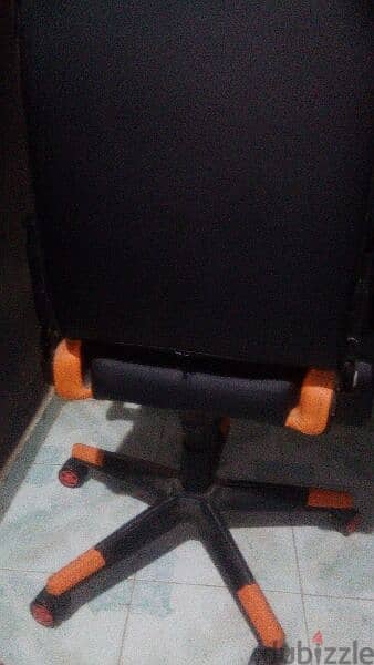 كرسي جيمينج أسود في برتقالي/GAME MAD CHAIR BLACK * ORANGE 5