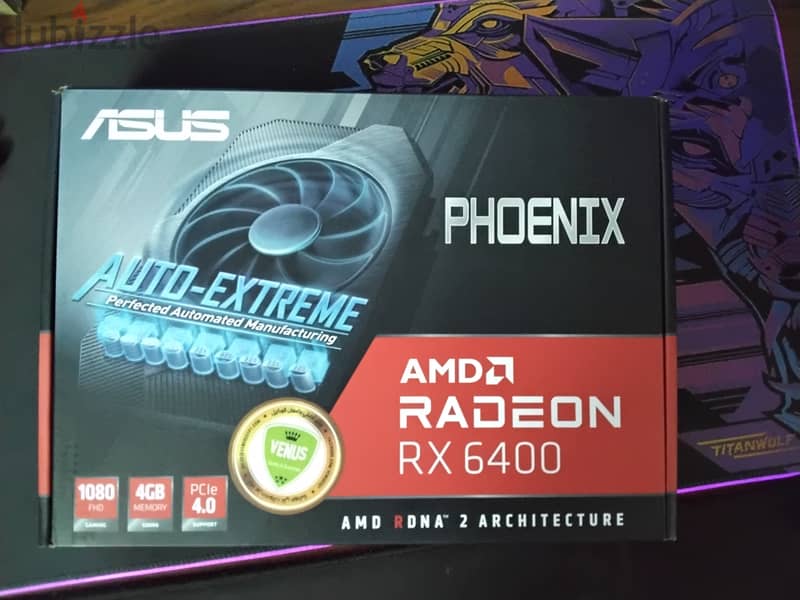 AMD Radeon RX 6400 asus gpu 1