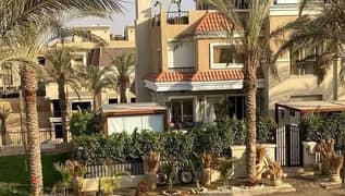 S villa, ground floor + first floor, for sale in Sarai Compound, New Cairo, 212 meters, 4 rooms only, with a 5% down payment and installments over 8 y 0