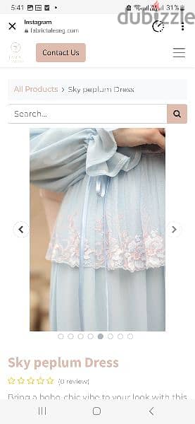 babyblue chiffon dress 3