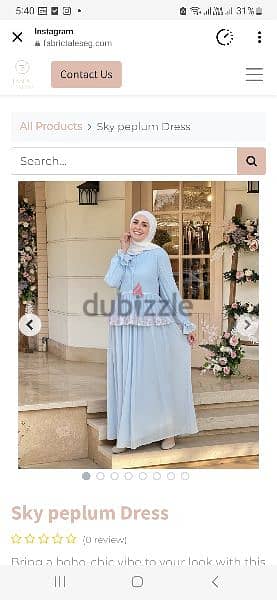 babyblue chiffon dress 5