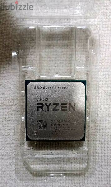 بروسيسور Ryzen 5 5600x بكولر ٤ انابيب RGB