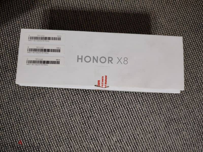 Honor x8 used 6