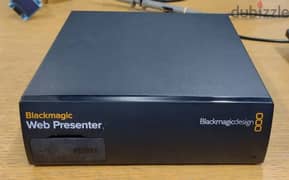 Blackmagic web presenter