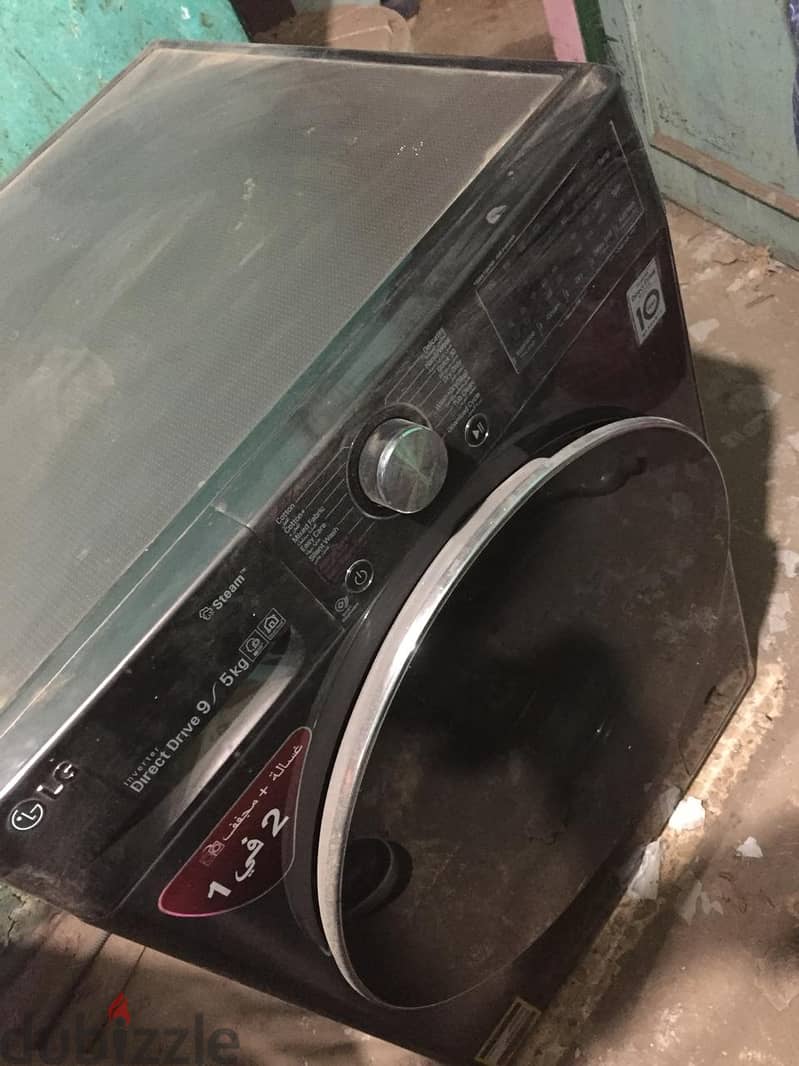 غساله ال جي 9 كيلو بمجفف 5 كيلو  LG Vivace Washing Machine 9/5KG Dryer 1