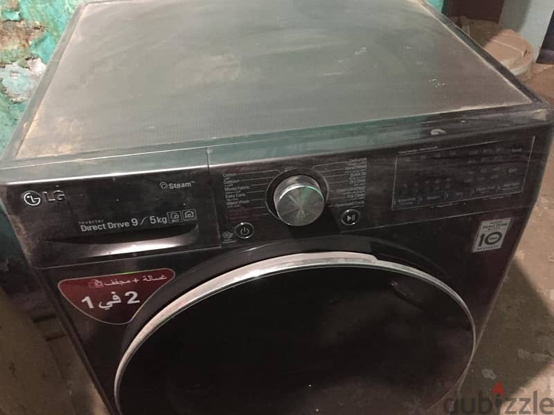 غساله ال جي 9 كيلو بمجفف 5 كيلو  LG Vivace Washing Machine 9/5KG Dryer 0