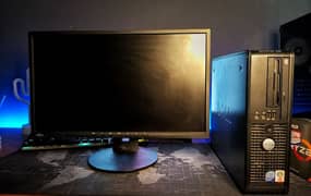 PC Dell Desktop & Monitor