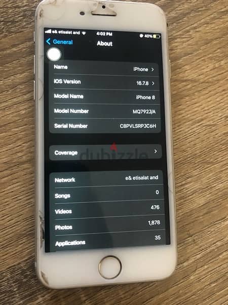ايفون ٨عادي مفيهوش خربوش 1