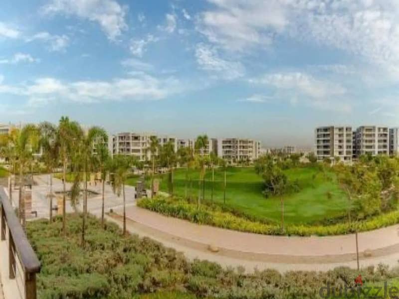 شقة على لاند سكيب في كمبوند تاج سيتي امام المطار Taj City 11