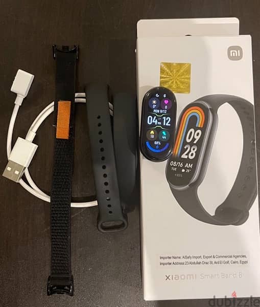 Xiaomi Band 8- Black with warranty . . . ساعة شومي باند ٨ مع ضمان 0