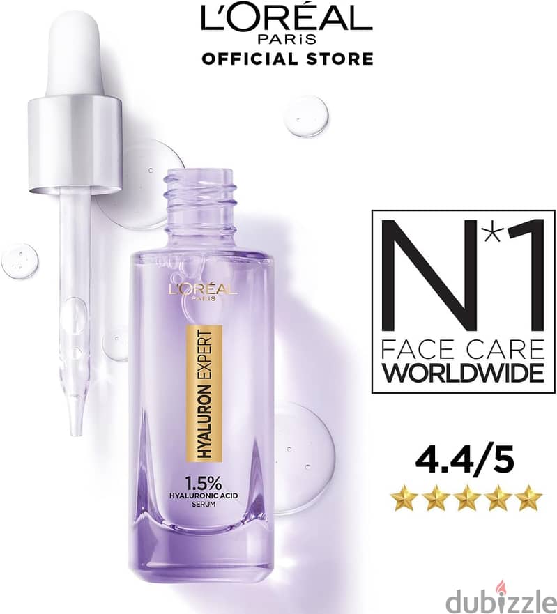 سيروم L'Oréal Paris Hyaluron Expert Serum with Hyaluronic Acid  30 ml 5