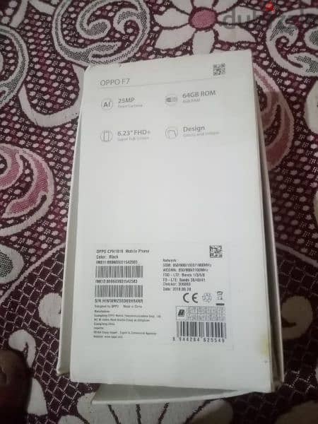 موبايل oppo f7 3