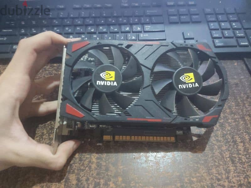 كروت فيجا نيفيديا ٢ جيجا بمروحتين Nvidia GTX 750 TI 2G DDR5 Dual Fan 1