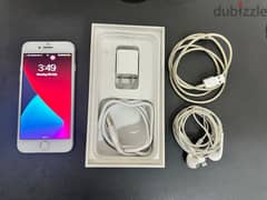 iPhone 7 with box , Charger and hand free