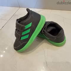 Grey Adidas shoes for kids