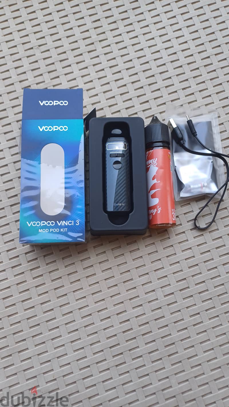 Voopoo vinci 3 mod pod kit vape with 60 ml liquid free 1