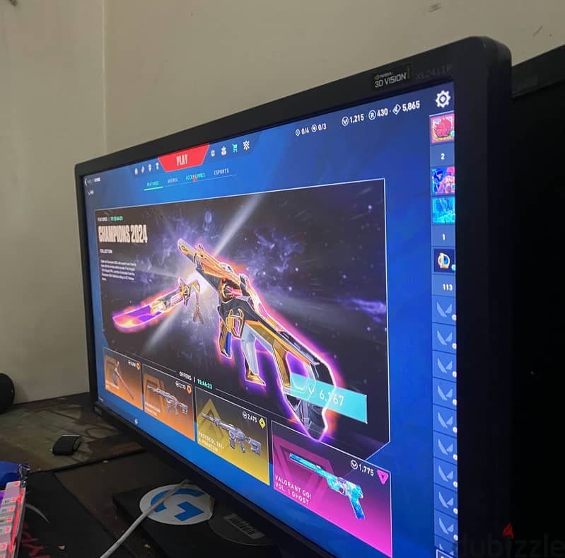 شاشه benq 144 hz { xl2411p } gaming monitor 2