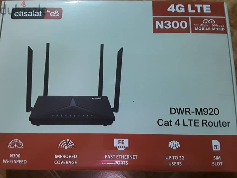 DWR-M920 راوتر N300 4G LTE 1