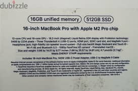 MacBook Pro M2 16-inch New Sealed 0