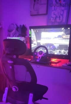 sim race wheel with ps4 vr