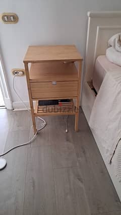 IKEA nightstand and wardrobe