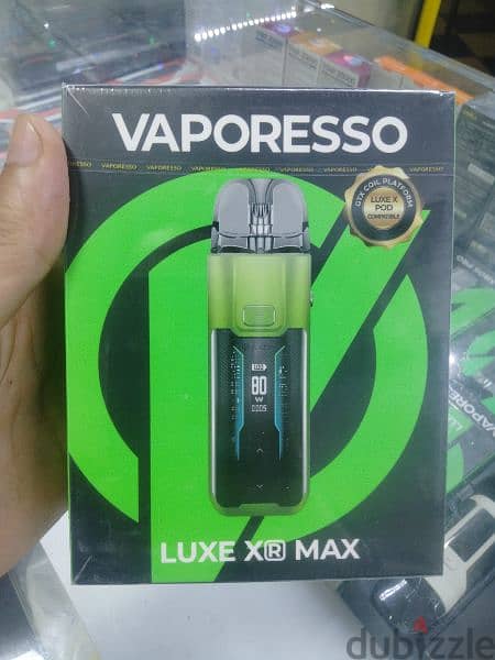 فيب فابوريسو لوكس اكس ار 80 ماكس جديد متبرشم VAPORESSO LUXE XR 80 MAX 0