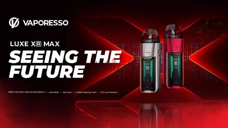 Vaporesso Luxe XR Pod Vape جديد متبرشم 80 وات 0