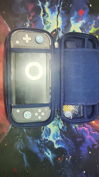 Nintendo Switch Lite Grey with Case 1