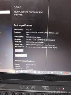 لاب ديل  جيل ثالث core i7  رامات ١٢ هارد ٢٥٦ ssd 0