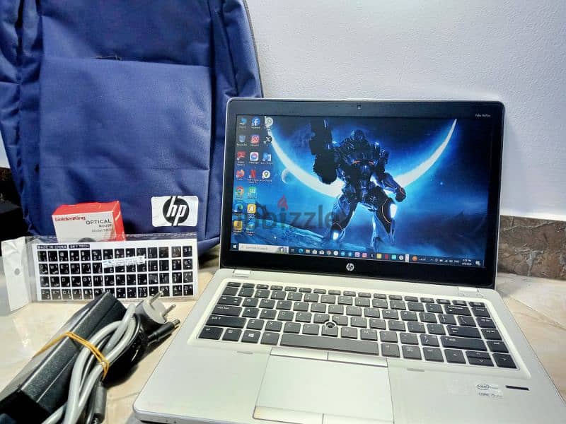 Hp elitebook folio الجهاز وارد امريكا كالجديد حرفيا 10